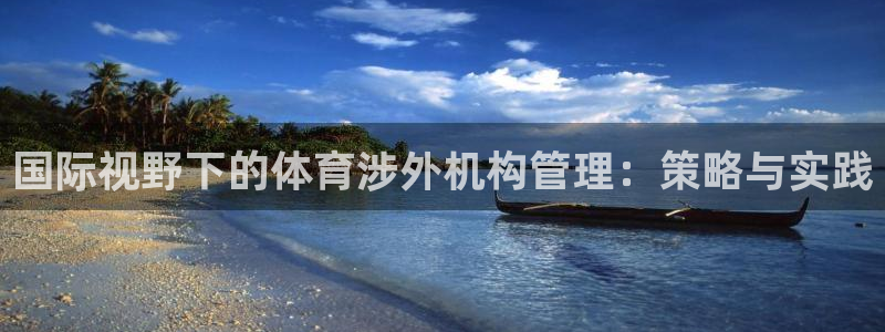 必一体育app下载装机吧：国际视野下的体育涉外机构管理：策略
