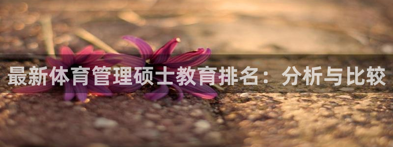 必一体育下载秀给网：最新体育管理硕士教育排名：分析与比较